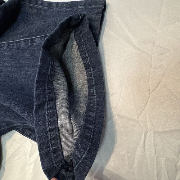 Polo Ralph Lauren Jeans Womens 31 Dark Wash Wide Flare Bell Bottom Trouser VTG - Picture 10 of 12